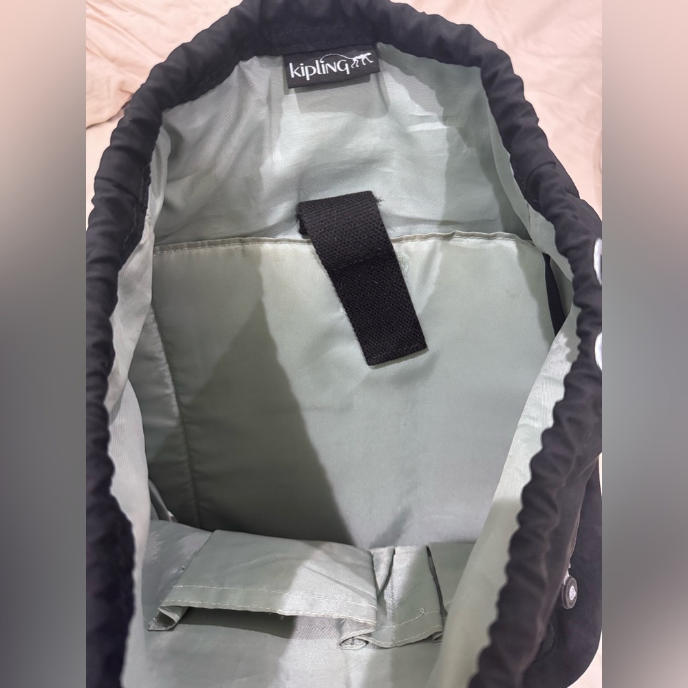 Kipling Black Backpack w/laptop protector - Picture 3 of 6